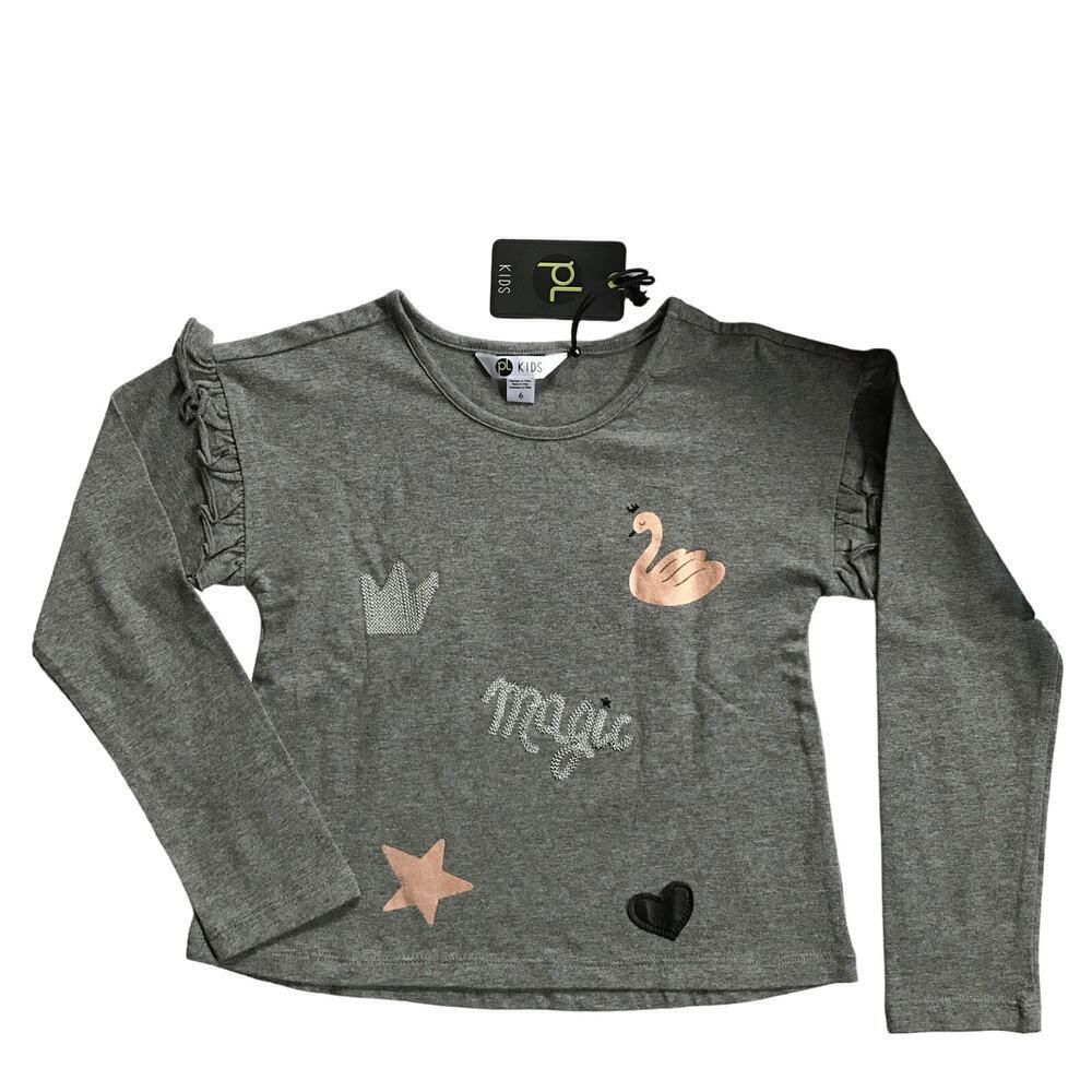 Petit Lem Kids NWT Long Sleeve Top Girls 6